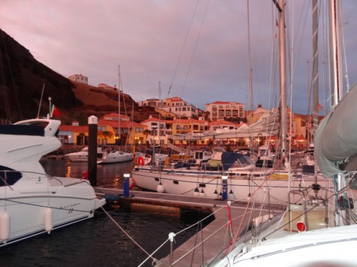 coucher de soleil du boat.JPG