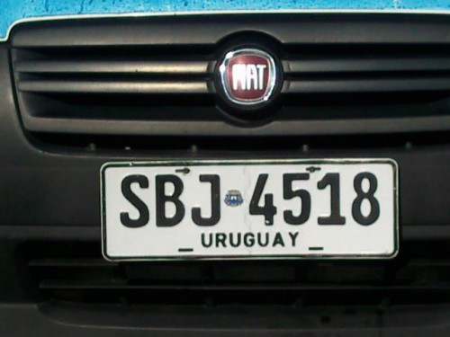 Plaque immatric Uruguay.jpg